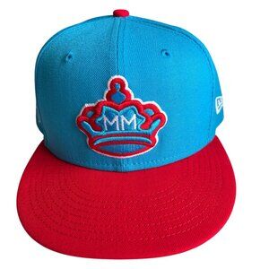 Miami Marlins 59Fifty New Era Authentic On-Field Cap Blue/Red Size 7 3/8 MLB